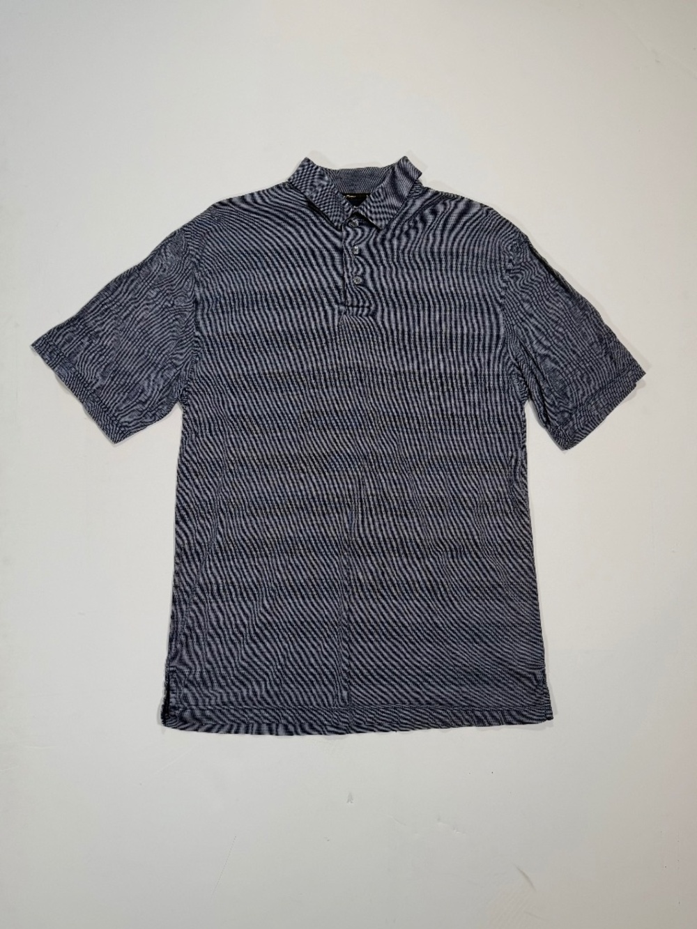 Gary Player Men’s 60's 2-Ply Double Mercerized Moisture Wicking Polo Gray/Blue M